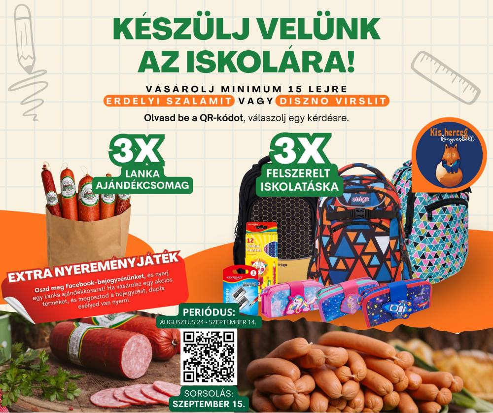 Készülj velünk az iskolára – Lanka promóció